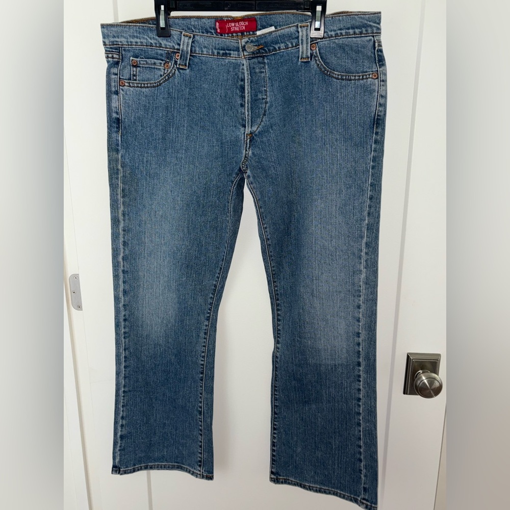vintage Levi's low slouch stretch jeans sz Junior 17M NWT
